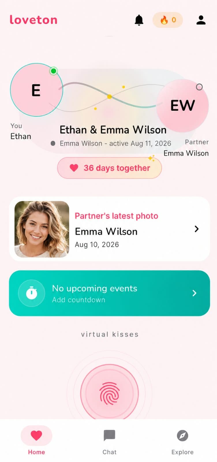 Loveton: mobile-first relationship app for couples